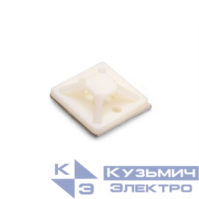 Площадка самоклеящаяся ПМС 25х25 бел. (уп.100шт) Fortisflex 49445