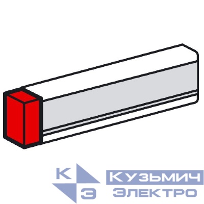 Заглушка 85х50мм METRA Leg 638025