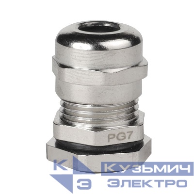 Сальник PGM07 d5-6мм IP68 метал. КЭАЗ 350594