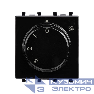 Механизм управления вентиляторами 2мод. Avanti "Черный квадрат" DKC 4402172