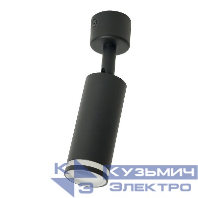 Светильник ML1001 LUNA настен./потолочн. под лампу GU10 черн. FERON 51371