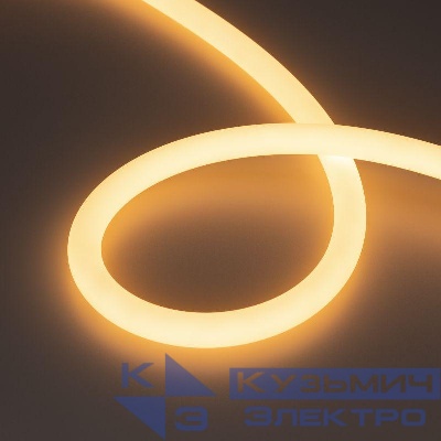 Лента светодиодная MOONLIGHT-TOP-A336-D18mm 24V Warm 2700К 360deg 14.4Вт/м IP65 2835 wire x1 прямой вывод кабеля герметичная (уп.5м) Arlight 038760