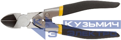 Бокорезы "Рычажный тип" CrV сталь увелич.усилие на сведение губок ПВХ антискользящие ручки 190мм FIT 51002