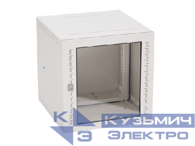 Шкаф телекоммуникационный навесной 20U (1000х600х650) дверь стекло RAL7035 DKC R5STI2065GS