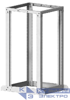 Стойка 42U двухрамная, (600x400-750x2050), раздвижная, серая, Netko "М" (упакована в 1 коробку)