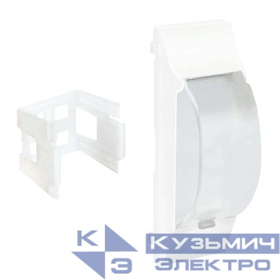 Плата для установки авт. выкл. формата DIN 135х45мм графит Simon Connect KF03-14