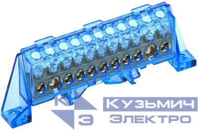 Шина нулевая N в комб. изол. "Стойка" 8х12-11-С TEKFOR IEK TF-NN20-11-DP-K07