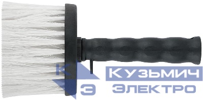 Макловица круглая 105мм искусственная щетина пластик. корпус КУРС 01681