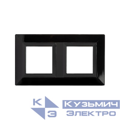 Рамка 2-м 4мод. Avanti метал. черн. DKC 4402854
