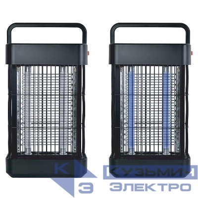 Светильник антимоскитный 2х6Вт/220В вертикал. на площадь S=60кв.м ЧЕТЫРЕ СЕЗОНА 71-0096-F