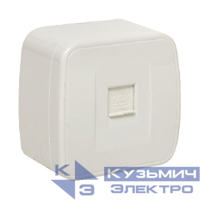 Розетка телефонная 1-м ОП Минск Phone бел. Basic EKF EGT01-034-10