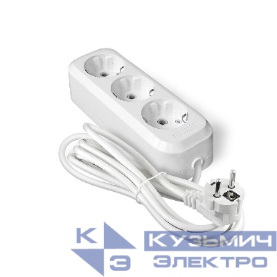 Удлинитель 3х5м с заземл. IP20 Е-303А ПВС 3х1.5 Universal 1723