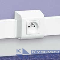 Суппорт 2мод. Mosaic для мини-плинтусов DLPlus 60х16/20 бел. Leg 030377