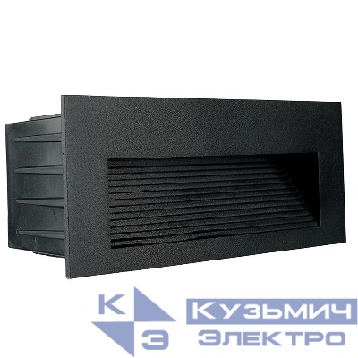 Светильник светодиодный LN012-1 5Вт 4000К IP65 встраив. черн. FERON 51956