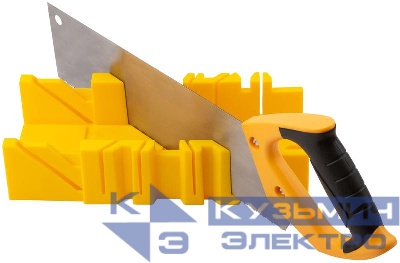 Стусло пластиковое желт. с пилой 350мм FIT 41263