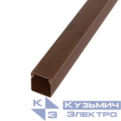 Кабель-канал 40х40 L2000 с двойн. замком венге Урал Пак КК-4840040-024