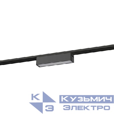 Светильник светодиодный трековый TRM-S5-1-6W4K-BK 6Вт 4000К с заливающим светом для тонкого магнитного шинопровода черн. Эра Б0059047