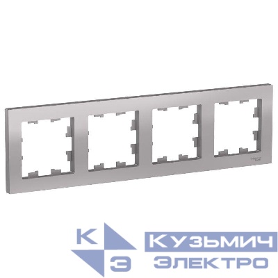 Рамка 4-м AtlasDesign универс. алюм. SE ATN000304