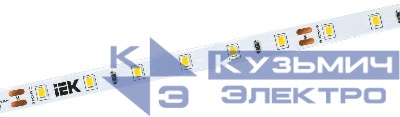 Лента светодиодная LSR-2835NW60-6-IP20-24В (уп.5м) IEK LSR6-0-060-20-1-05-1