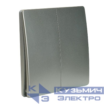 Выключатель дистанционного управления 2-кл. TM92 IP65 7мВт серебр. FERON 51030