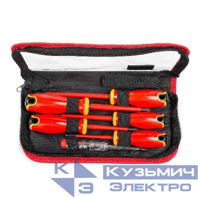 Набор диэлектрических отверток НИО-2206-S ПРОФИ КВТ 88925