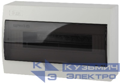 Бокс ЩРН-П-15 мод. навесной пластик IP41 SIMPLE NO-box_simple-plastic_15_surface ЭРА Б0041526