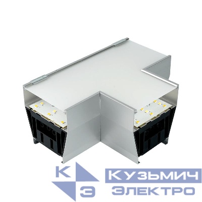 Светильник коннектор AL4036T RetailRay 5Вт 3000К-4000К-6400К 550лм 160х115х70мм T-образ. с ручным переключением режимов возмож. соедин. в линию серебр. FERON 51871