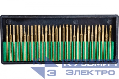 Diamond Industrial Набор алмазных шарошек 30 шт, 3.0x45 мм Diamond Industrial 0