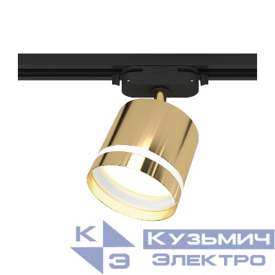 Светильник трековый ARTLINE поворотный 85х85х80мм GX53 230В алюм./пластик. 4кв.м зол. Ritter 59868 2