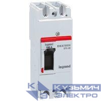 Выключатель автоматический 2п 15А 36кА DRX125 термомагнитн. расцеп. Leg 027050