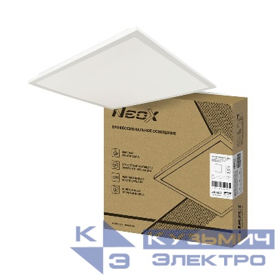 Светильник светодиодный ДВО-PRO 7565-ОПАЛ 75Вт 6500К IP40 595х595х30мм 100лм/Вт CRI80 встраив. панель NEOX 4690612064406