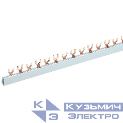 Шина соединительная типа FORK вилка 2Р 63А 1м Rexant 11-2233