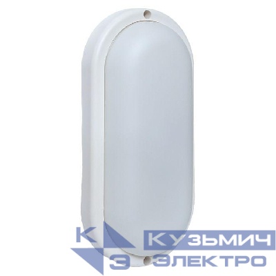 Светильник светодиодный ЖКХ ДПО-1002 15Вт 4000К IP65 овал LUMA EKF BKL-1002-V-15-4000