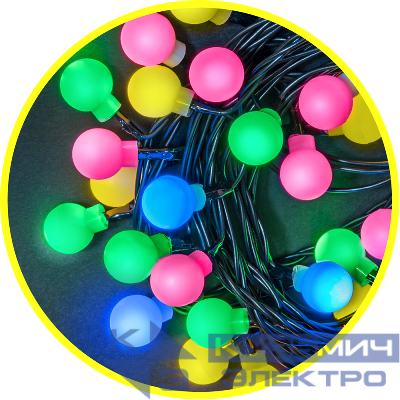 Гирлянда светодиодная 61 834 NGF-B01-48RGBWW-8-5.3m-230-C8-BL-IP20 Navigator 61834