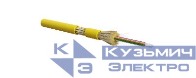 Кабель FO-DT-IN-9S-16-LSZH-YL волоконно-оптический 9/125 (SMF-28 Ultra) одномод. 16 волокон плотное буф. покрытие (tight buffer) для внутр. прокладки LSZH IEC 60332-3 (-40град.C - +70град.C) желт. Hyperline 388417