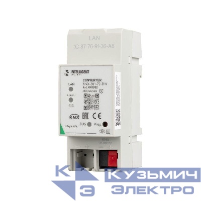 Конвертер KNX-301-72-DIN Grey (BUS RJ-45 KNX-IP) IP20 Пластик INTELLIGENT Arlight 049902