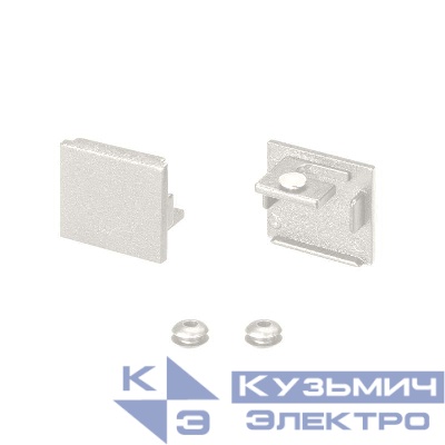 Заглушка SL-LINE-2522 WHITE глухая металл (комплект) Arlight 043120