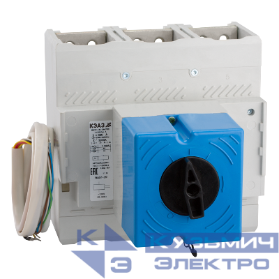 Выключатель автоматический 3п 400А 4000Im 40кА ВА51-39-344730 УХЛ3 690В AC НР=230В AC/220В DC ПЭ230AC КЭАЗ 221069