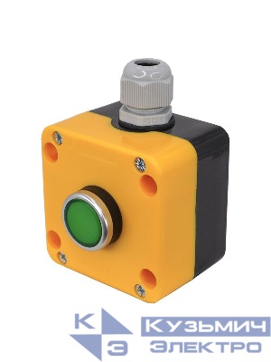 Пост управления ПКУ-22-1011-65У1 1 цилиндр НО IP65 зел. Электротехник ET526976
