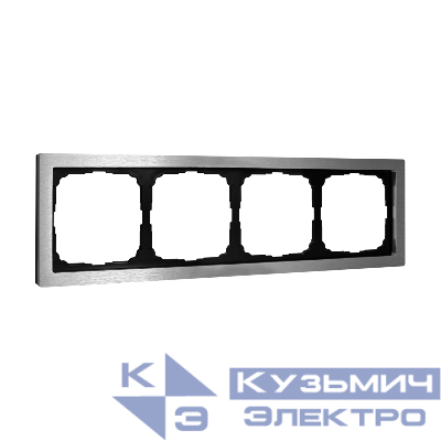 Рамка 4-м ArtGallery Pure метал. алюм. SE GAL312104