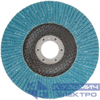Круг лепестковый торцевой циркониевый плоский 125мм P 60 FIT 39973