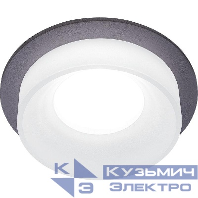 Светильник DL2911 G5.3 MR16 потолочн. встраив. черн. FERON 41136