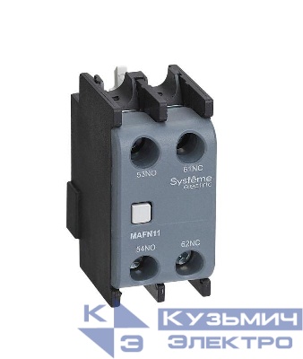 Блок контактный дополнительный MC1G/E 1НО+1НЗ фронт. монтаж. SE MAFN11
