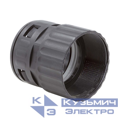 Муфта с внутренней резьбой DN 48мм М50х1.5 полиамид черн. DKC PAI48M50N