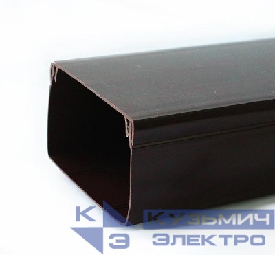 Кабель-канал 60х40 L2000 с двойн. замком венге Урал Пак КК-4860040-040