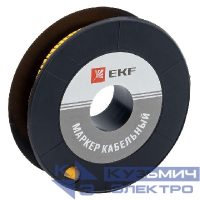 Маркер каб. 1.5кв.мм "5" (к-1000ед) (ЕС-0) EKF plc-KM-1.5-5