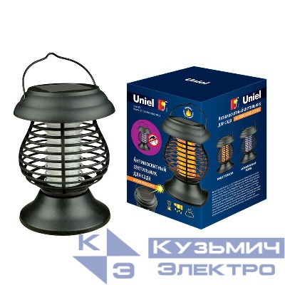 Светильник садовый USL-F-300/PМ310 BUG ZAPPER солнечная батарея 13 светодиодов эффект пламени и антимоскитный режим IP44 Uniel UL-00006537