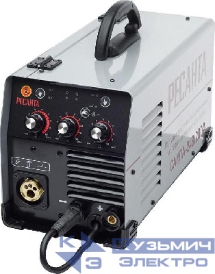 Инвертор сварочный полуавтомат. САИПА-24В/200А MIG 6в1 Ресанта 65/110