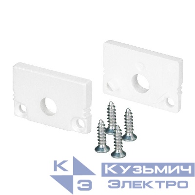 Заглушка SL-SLIM20-H13 WHITE с отверстием пластик Arlight 037536