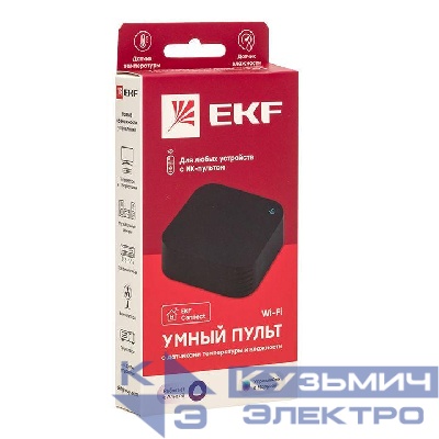 Пульт Умный Connect с датчиками температуры и влажности EKF irr-ths